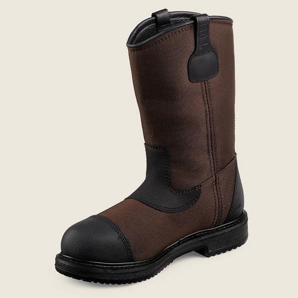 Red Wing Safety Boots Maxbond - 12-Inch Waterproof Toe Pull-On - Mørke Brune - Herre 2509-BCDIY